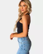 Jada Racerback Bodysuit - Panther