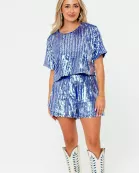 Laura Sequin Set - Royal Blue