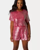 Laura Sequin Set - Red
