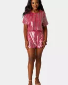 Laura Sequin Set - Red