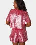 Laura Sequin Set - Red