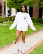 Devon Graphic Sweatshirt - Down Set Purple