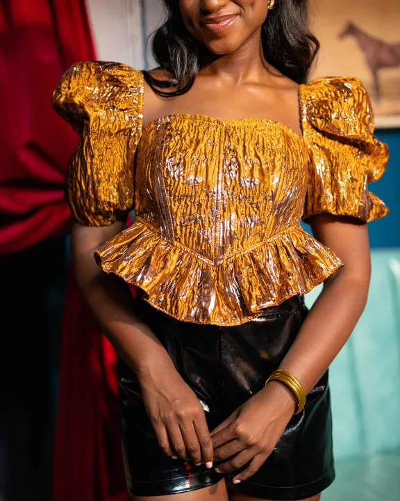 Chloe Bustier Top - Bronze