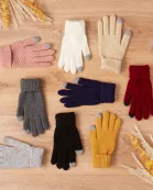 Bailey Knit Gloves - Navy