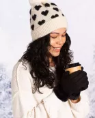 Winter Waffle Gloves - Black