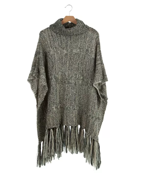 Meegan Poncho - Beige