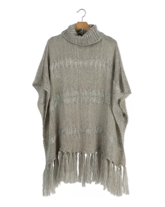 Meegan Poncho - Khaki
