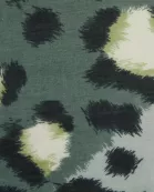 Leopard Print Scarf - Green