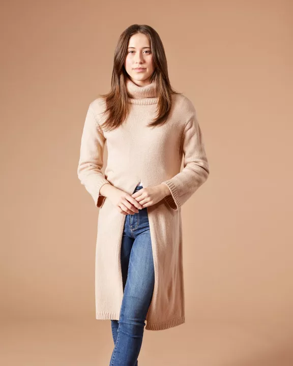 Courtney Poncho Beige