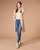 Courtney Poncho Beige