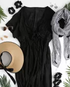 Black Lace Kimono