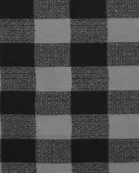 Denver Plaid Fringe Scarf - Black & Gray