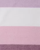 Vibrant Stripe Fringe Scarf - Purple