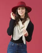 Fall Cowboy Scarf - White