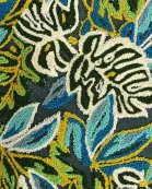 Evergreen Monstera Embellished Bag