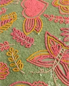 Forest bloom Embellished Bag
