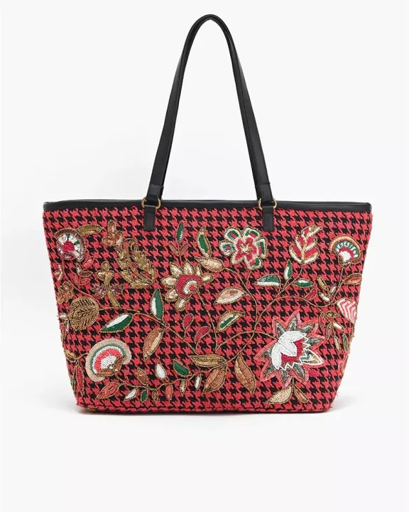 Winter Floral Tote
