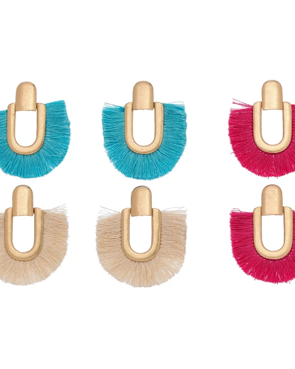 Half Loop Tassel Earring Assortment