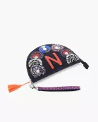 N Half Moon Wristlet