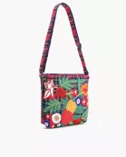 Plaid Pop Floral Shoulder Bag