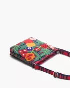 Plaid Pop Floral Shoulder Bag