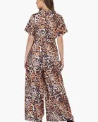 Set of 6 Brown Leopard Jumpsuit (S,M,L)