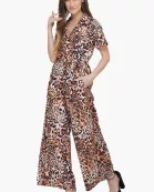 Set of 6 Brown Leopard Jumpsuit (S,M,L)