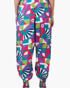 Set of 6 Geo Toucan Viscose Pants (S,M,L)