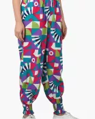 Set of 6 Geo Toucan Viscose Pants (S,M,L)