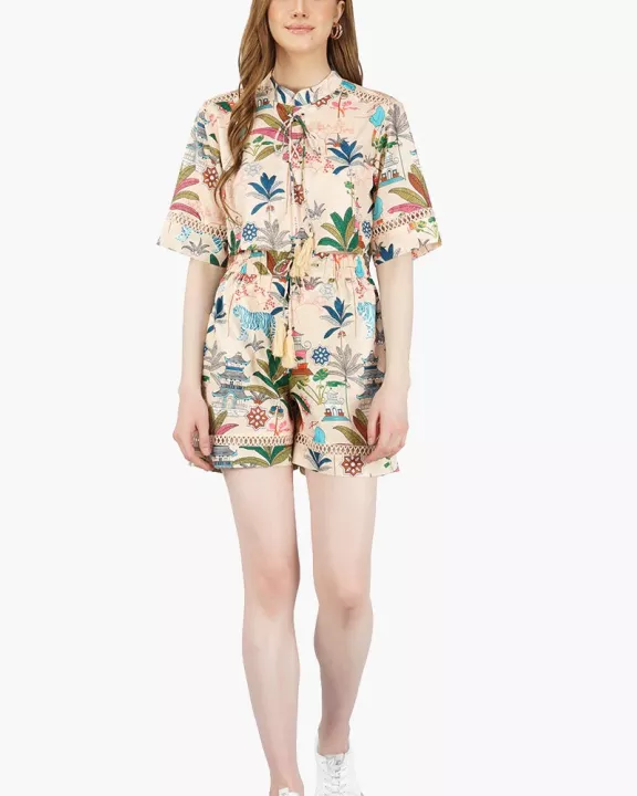 Set of 6 Moku Tiger Printed Top (S,M,L)