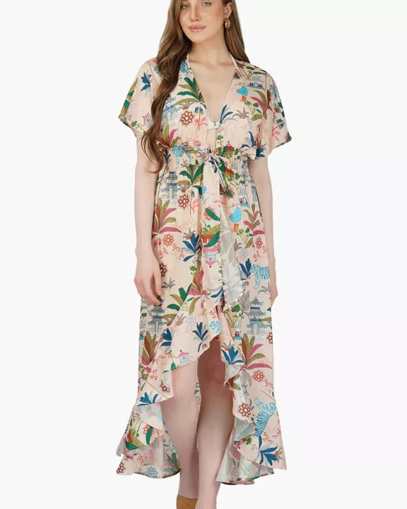 Set of 6 Moku Tiger Printed Cover up (S,M,L)
