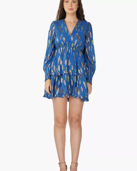 Set of 6 Victoria Ruffle Middi Dress (S,M,L)