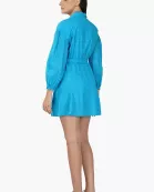 Set of 6 Maya Blue Drop Shoulder Dress (S,M,L)