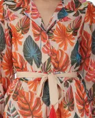 Set of 6 Alisha Leaf Printed Jumpsuit (S,M,L)
