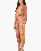Set of 6 Multi Palm Paisley Jumpsuit (S,M,L)