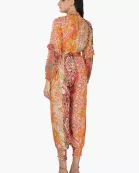 Set of 6 Multi Palm Paisley Jumpsuit (S,M,L)