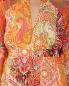 Set of 6 Multi Palm Paisley Jumpsuit (S,M,L)