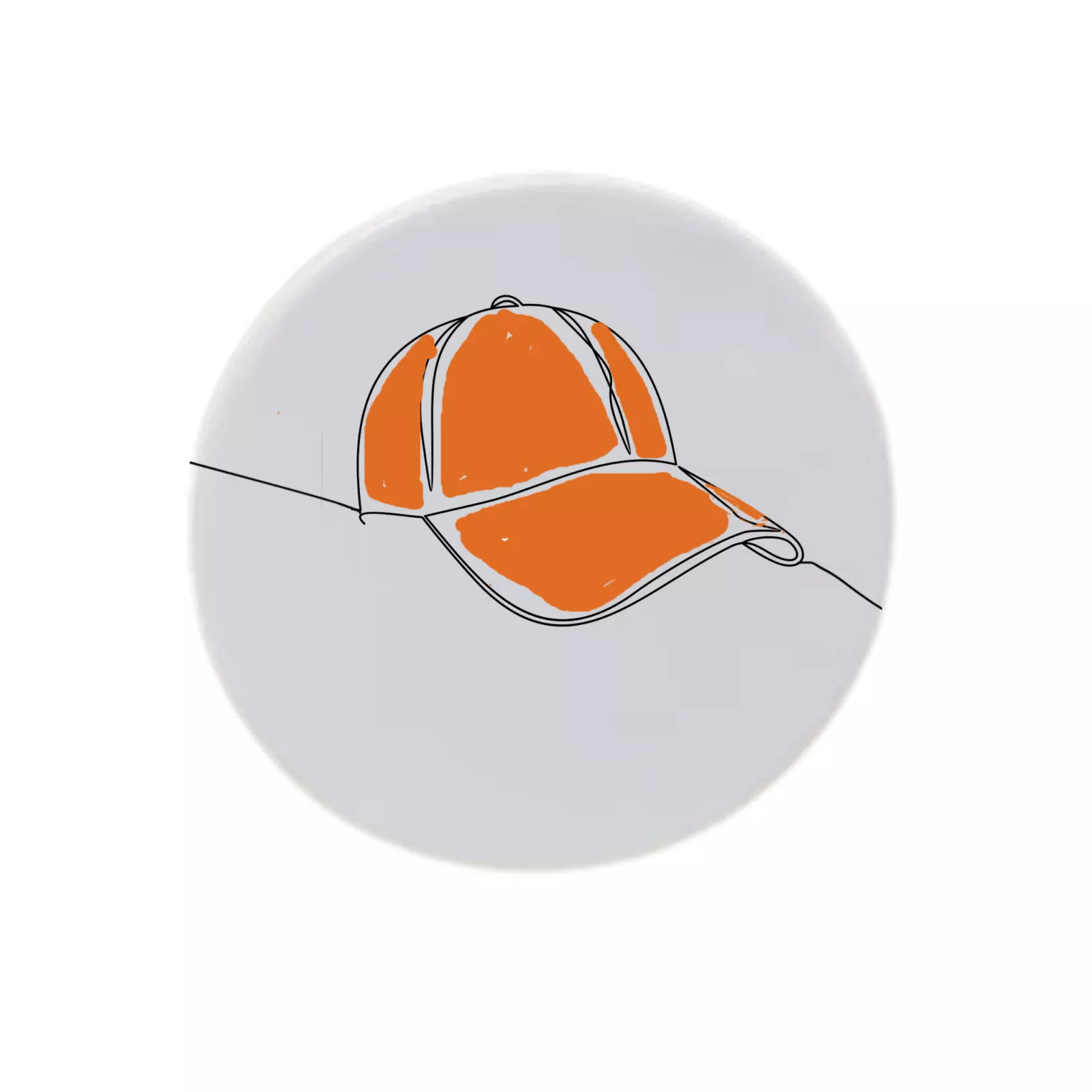 Pickle Ball Hat Orange