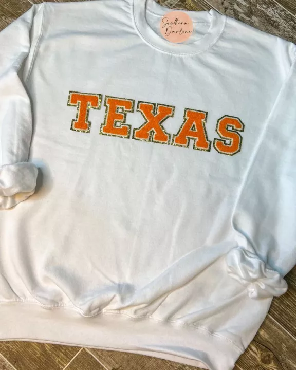 TEXAS Chenille Patch Sweatshirt