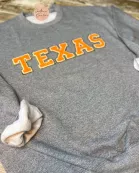 TEXAS Chenille Patch Sweatshirt