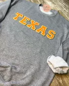TEXAS Chenille Patch Sweatshirt