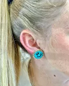 Happy Face Stud Earrings
