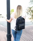 Black Patch Backpack