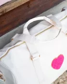Nude Varsity Patch Duffle