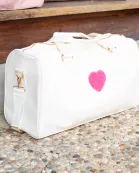 Nude Varsity Patch Duffle