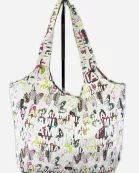 VIA FIORE Bright White Miami Beach Tote Sun-Kissed Style