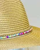 VIA FIORE Dark Brown Women's Sun Hat Chic Lightweight