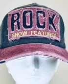 VIA FIORE Burgundy Baseball Cap Adjustable