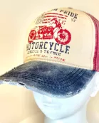 VIA FIORE Burgundy Baseball Cap Adjustable