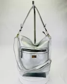 VIA FIORE Fashion City Collection Toronto Handbag Silver
